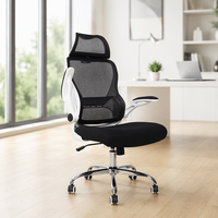Kabel Office Chaise ergonomique à dossier haut Chaise de bureau Silla de style design moderne avec matériau en maille