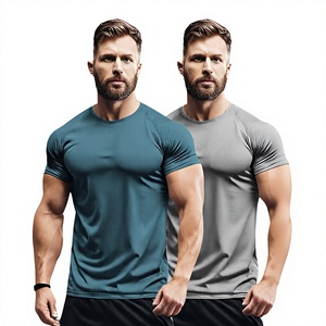 T-shirt décontracté pour homme en jersey 100 % polyester 200 g, imprimé sérigraphié, design vierge - Product Image 1
