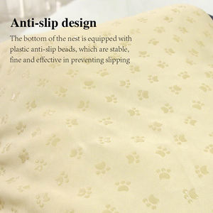 Warme Chenille-Plüsch Katzenhöhle mit Gepolstertem Kissen, Hunde- und Katzenzelthaus, Bett für Kleine Haustiere für den Innenbereich - Product Image 4