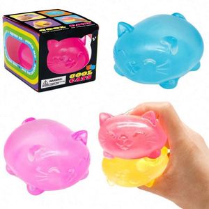 Wholesale <b>Gummy</b> Cat TPR Squishy Ball Fidget Toy Colorful Stress Relief Fatigue Cute Anti-Stress Sensory Boys for Kids Adults - Product Image 6
