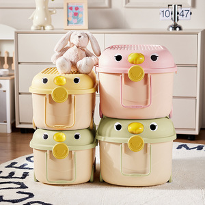 Organizador <span class=keywords><strong>de</strong></span> Juguetes <span class=keywords><strong>para</strong></span> Niños GREENSIDE, Diseño <span class=keywords><strong>de</strong></span> Dibujos Animados, Caja <span class=keywords><strong>de</strong></span> Almacenamiento <span class=keywords><strong>de</strong></span> PP <span class=keywords><strong>para</strong></span> <span class=keywords><strong>Ropa</strong></span> <span class=keywords><strong>de</strong></span> Bebé, Refrigerios y Libros, Gran Capacidad <span class=keywords><strong>de</strong></span> 10L-20L, Portátil - Product Image 3