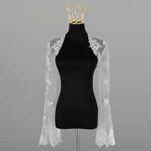 Giacca da sposa per donna a fiore Ls, - Product Image 5