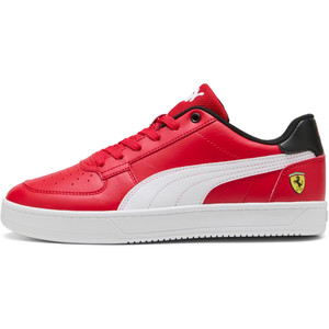Scarpe da ginnastica stringate PUMA da uomo Ferrari Caven 2.0 Rosso Corsa-Bianco Taglia 7 - Product Image 5