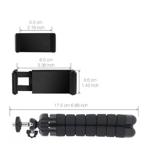 Support de Téléphone Portable Takenoken pour Vélo, Perche à Selfie, Trépied Flexible Pieuvre pour Appareil Photo avec Pince et Télécommande - Product Image 5