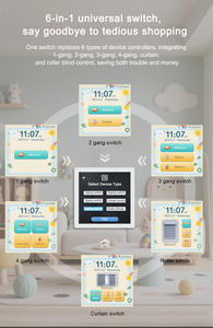 Lanbon สวิตช์ไฟอัจฉริยะสำหรับบ้านอัจฉริยะ, สวิตช์ไฟบ้านอัจฉริยะ1 2 3 4แก๊งเวอร์ชัน L10การตรวจสอบการใช้ไฟฟ้ามีประสิทธิภาพ - Product Image 4
