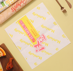 Papier ciré imprimé personnalisé biodégradable 100% dégradable résistant à la graisse pour l'emballage alimentaire du pain et des frites à emporter - Product Image 6