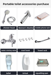 Toilettes mobiles préfabriquées, toilettes et douches portables d'extérieur, Qatar - Product Image 4