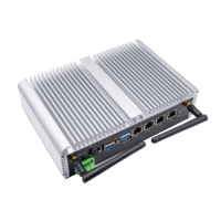 HVAEIPC Gömülü Endüstriyel Mini Bilgisayar Intel Core J1900 8GB DDR4 RAM 480GB SSD IP65 RJ45/WiFi 4G Fansız