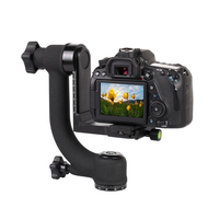 Stabilisateur de cardan à 360 degrés en alliage d'aluminium avec plaque à dégagement rapide pour objectif téléobjectif, observation des oiseaux et photographie de la faune