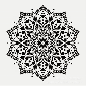 30*30CM Laser Cut Mandala Art Tranh <span class=keywords><strong>Stencils</strong></span> Cho Gỗ Nội Thất Tường Gạch Lát Sàn Vải Tranh Nghệ Thuật - Product Image 4