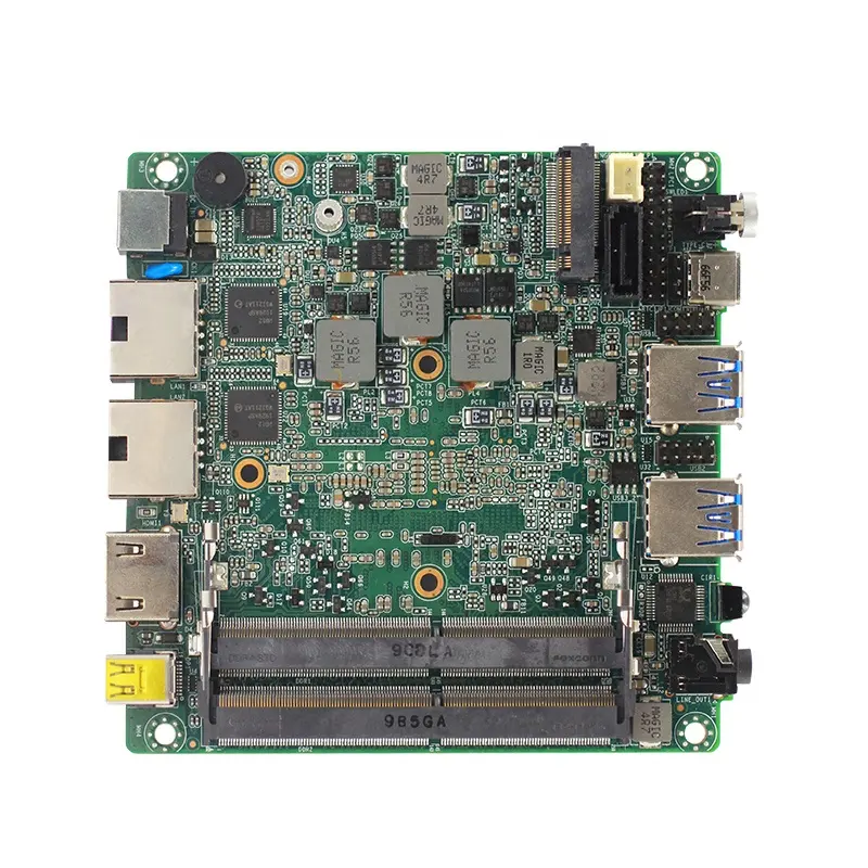 8th 10th çekirdek I3/i5/i7 Mini anakart çift kanal DDR4 çift Nic endüstriyel Nuc anakart 2020 çift BGA SATA Intel 32GB