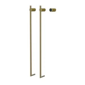 New Design Towel Heater Rack Gold Electric Heated Bar Double Towel Rack Toilet Towel Rail Holder For Bathroom