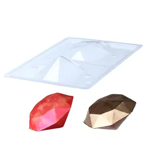 Силиконовые геометрические формы для бисквита и Алмазная форма для торта в форме сердца для украшения кексов на день рождения шоколадная форма