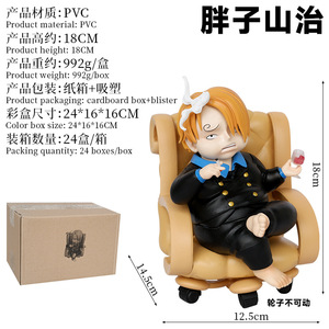 ชุดคอสเพลย์ตัวการ์ตูนแสนสวยอ้วนขนาด13ซม. ตุ๊กตาของเล่นสำหรับเด็ก - Product Image 4