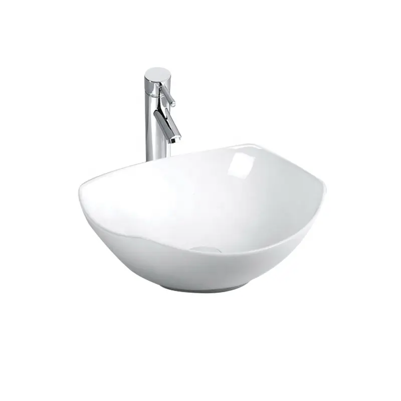 Luxury hotel quality white bathroom ceramic wash basin for sale
