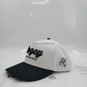 <span class=keywords><strong>Custom</strong></span> 5 Panel <span class=keywords><strong>A</strong></span> Frame Stijl Structuur Katoen Hardloop Sport Baseball Cap Gorras Voor Mannen 3d Verhoogde Borduurwerk Logo Twee Toon Hoeden - Product Image 3