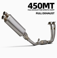 Système d'échappement 450MT pour moto CFMOTO 450 MT ADV, collecteurs d'échappement, tube M13 GP9, silencieux avec DB Killer, kit moto d'aventure
