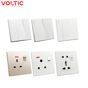 थोक सोने का सफेद रंग ब्रिटिश मानक 1 गैंग 3 पिन मल्टीफंक्शन इलेक्ट्रिक 13a एक गिरोह स्विच के साथ - Product Image 2