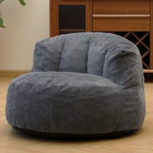 Canapé pouf <span class=keywords><strong>Chesterfield</strong></span> décontracté en velours côtelé <span class=keywords><strong>couleur</strong></span> unie, compressé, détachable, monoplace, pour appartement, salon, chambre, avec rembourrage en éponge - Product Image 3