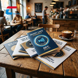 วัสดุการตลาดอัจฉริยะแบบฝังตัวพร้อมเทคโนโลยี RFID โบรชัวร์ NFC ใบปลิวดิจิทัล - Product Image 2