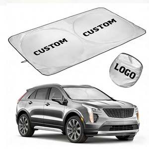 Parasoles de Coche Plegables Personalizados con Impresión, de Poliéster con Protección UV, Tipo Burbuja, Económicos, con Doble Círculo y Logotipo - Product Image 1