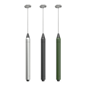 Pin hoạt động sữa Frother với kim loại cơ thể nhà bếp bọt Maker Điện Tay Whisk - Product Image 4
