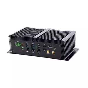 Potente Mini <span class=keywords><strong>PC</strong></span> sin ventilador Intel Core <span class=keywords><strong>I5</strong></span> 1235U <span class=keywords><strong>CPU</strong></span> 3 * LAN RS485 GPIO DDR5 M.2 SSD HDD Triple pantalla WiFi UE AU EE. UU. Para Industrial - Product Image 2