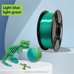 เส้นพลาสติกสำหรับเครื่องพิมพ์ 3 มิติ Diyin PLA / เส้นพลาสติกผสมไหม 3 สี เป็นมิตรกับสิ่งแวดล้อม ใช้ได้กับเครื่องพิมพ์แบบ FDM ความยาว 330 เมตร พิมพ์ได้เรียบเนียน ใช้งานได้หลากหลาย - Product Image 2