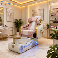 Chaise ergonomique moderne de pédicure de bain de pieds de massage électrique de luxe avec massage relaxant