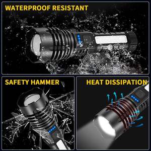 Linterna LED Portátil de Alta Calidad al por Mayor para Uso en Exteriores, Multicolor, 3 Colores (Blanco, Rojo, Verde), Impermeable IP6 - Product Image 4