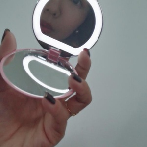 Led Pocket Small Make <b>up</b> Mirror with <b>Lights</b> - Product Image 5