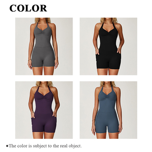 Женский спортивный комбинезон для занятий йогой - Product Image 3