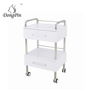 Dongpin Beauty <b>Storage</b> Cart 4 Layers Metal Mobile With <b>Drawers</b> <b>For</b> Salon Use - Product Image 4
