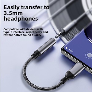 Adaptateur audio OTG avec câble 3,5 mm pour smartphones et tablettes Modèle Yk019 - Product Image 3