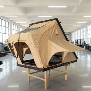 Tente de toit de voiture type extensible, double couche, une chambre, trois saisons, 2000-3000 mm, en polyester Oxford imperméable - Product Image 1