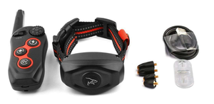 <span class=keywords><strong>Collar</strong></span> de Adiestramiento para Perros con Alcance Remoto de 300-500M, Función <span class=keywords><strong>Dual</strong></span> Anti-Ladridos con Choque/Vibración/Señal Acústica, Todo en Uno, Impermeable y Ecológico - Product Image 5