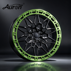 Jante en alliage d'aluminium poli Auron 17 pouces, multi-rayons, monobloc, pour voiture de tourisme - Product Image 1