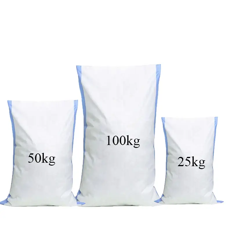 Hot selling Polywoven bags 100kg 50kg pp woven bag sack rice grain maize plastic sacks