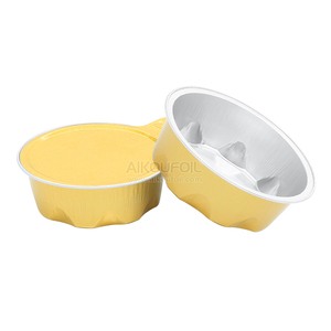 Bandejas <span class=keywords><strong>de</strong></span> aluminio <span class=keywords><strong>de</strong></span> pulgada para catering, desechables, para postres, salsas y alimentos congelados, con láminas <span class=keywords><strong>de</strong></span> dosificación y envasado. - Product Image 2