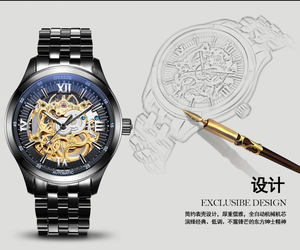 Reloj Mecánico Automático para Hombre, Analógico, Resistente al Agua, Diseño Hueco, Movimiento Miyota, Venta al Por Mayor de Fabricantes Beauty Time - Product Image 4