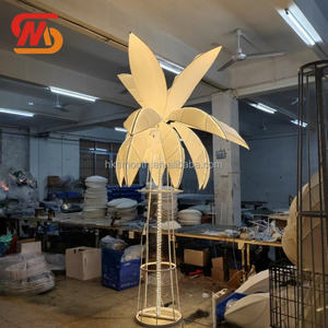 Arco de Boda Metálico con Forma de Palmera y Luces LED para Fiestas, Soporte de Fondo para Boda - Product Image 2