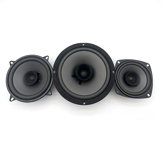 Professional Wholesale High Quality Iron Coaxial Car Speaker 4/5/6 Inch Full Range Auto Stereo Universal Door Speaker Black 4