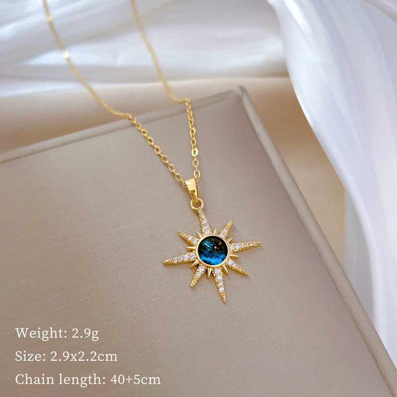 GOLD sky pendant necklace 5