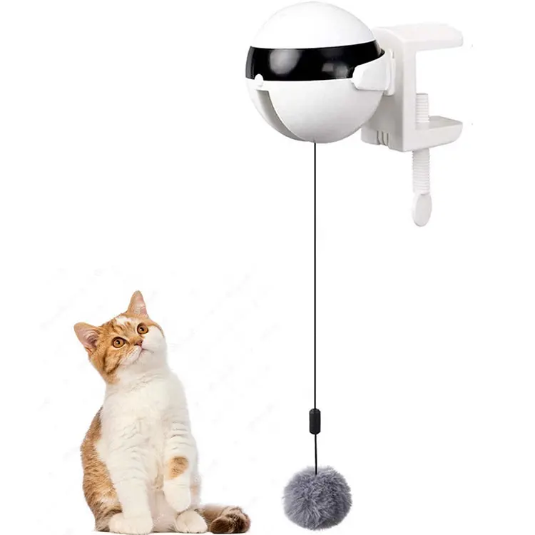 Made4Pets Interactive Smart Automatische elektrische Bounce Plüsch ball Yoyo Angeln Elektronisches Katzen spielzeug