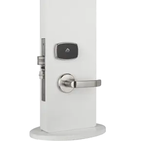 Sistem Kunci Pintu Hotel Rfid Baja Tahan Karat SUS 304 Kunci Kartu M1kunci Pintu Keamanan Hotel untuk Tepi Pantai