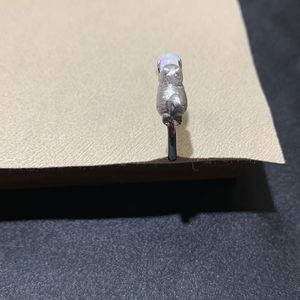Bague en <span class=keywords><strong>opale</strong></span> naturelle pour femme, argent 925, sertie <span class=keywords><strong>de</strong></span> griffes, bijoux pour femme - Product Image 2