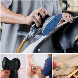 150 mm 6 inch 6 lỗ tương tự sa331 màu xanh Zirconia móc và vòng lặp vòng cát giấy mài mòn chà nhám đĩa để đánh bóng - Product Image 3