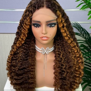 วิกผมแบบปิดหน้าผาก Super Double Drawn Burmese Curl ทำจากผมแท้ 100%  ขนาด 5*5  แบบลูกไม้  ลอนลึก  ไม่ต้องใช้กาว - Product Image 4