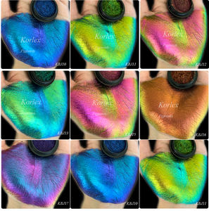 צבע שינוי פנינה מכונית צבע צבע פיגמנט איפור eyeshadow maka אבקה - Product Image 3