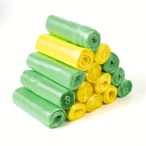 Venta Directa de Fábrica, Bolsas de Basura de Plástico HDPE PLA con Cordón, Tamaño y Color Personalizados - Product Image 1